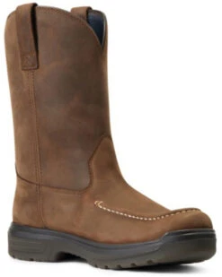 Ariat Men's Turbo Waterproof Western Work Boots - Soft Toe