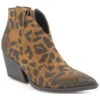 Golo Shoes Women's Rodeo Leopard Fashion Booties - Pointed Toe