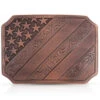 Montana Silversmiths Women's Born In The USA Bronze Belt Buckle