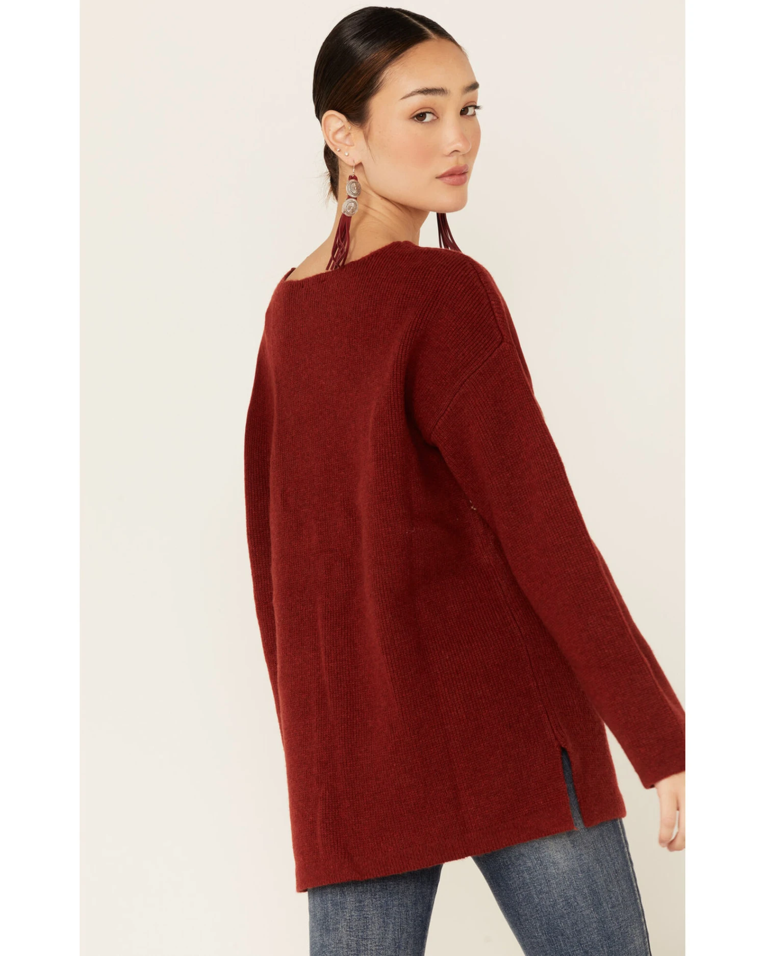 Pendleton Women's Colorful Print Drop-Shoulder Sweater - Image 3