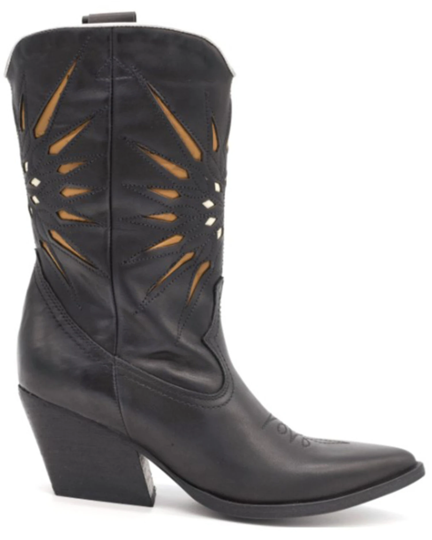 Golo Women's Contrasting Sun Western Boots - Pointed Toe - Image 4