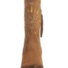 Golo Women's Contrasting Inlaid Sun Western Boots - Pointed Toe