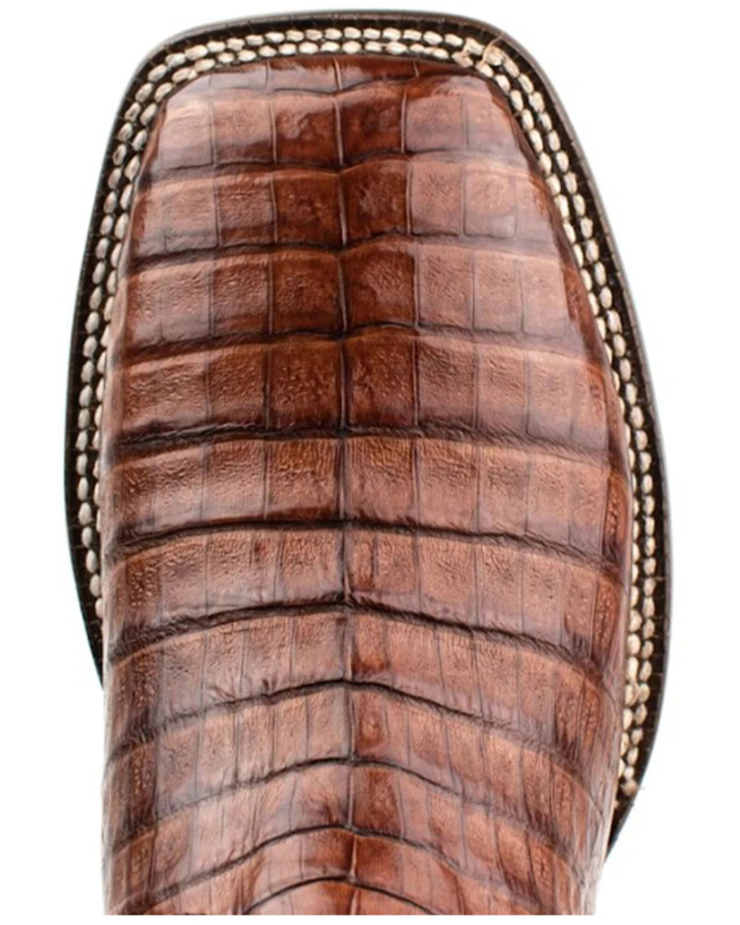 El Dorado Men's Waxy Cowboy Caiman Belly Exotic Western Boots - Broad Square Toe