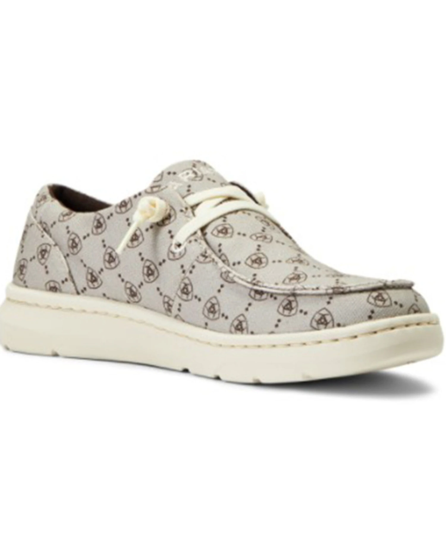 Ariat Women's Multi Logo Print Flex Foam Hilo Casual Slip-On Shoe - Moc Toe - Image 2