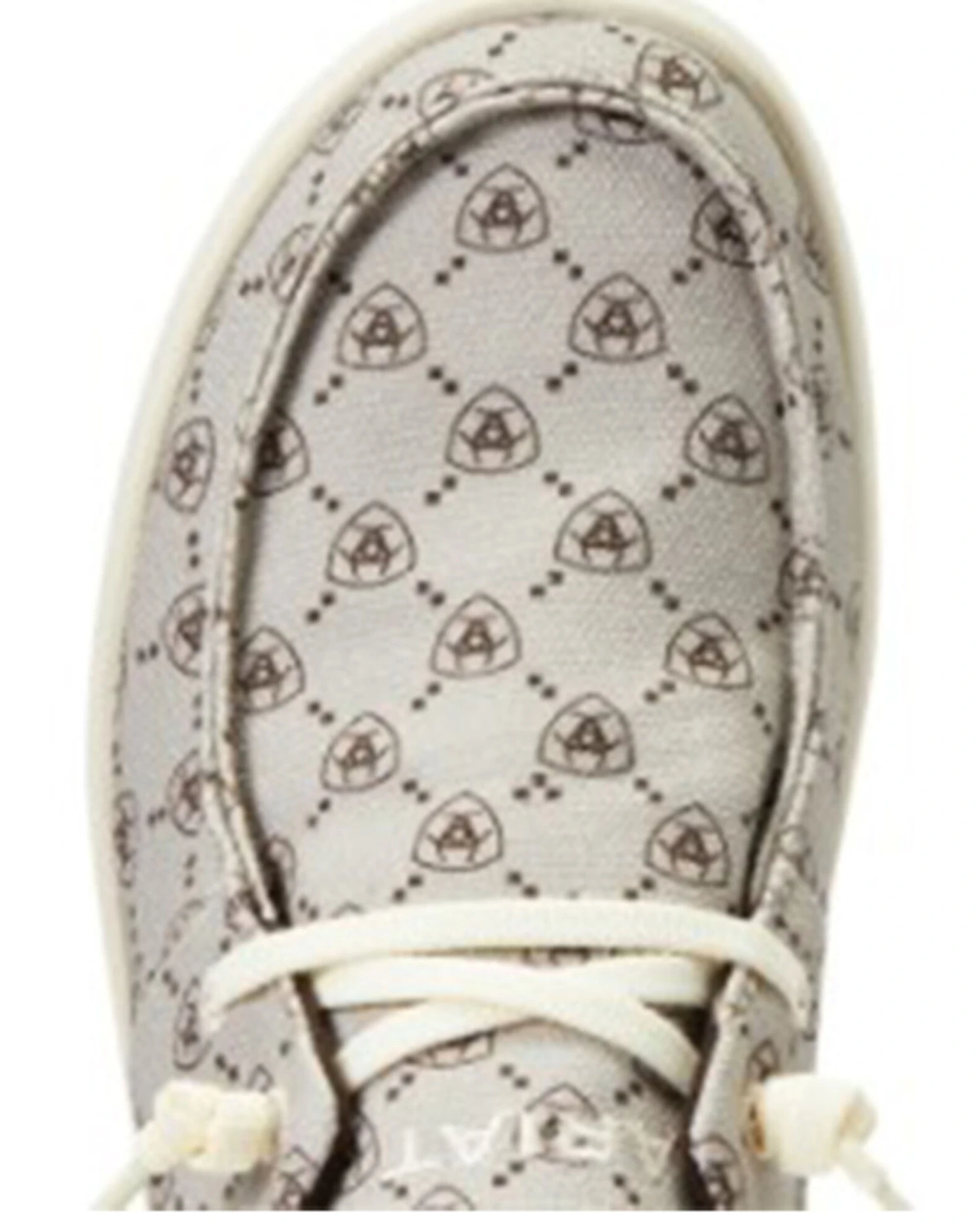 Ariat Women's Multi Logo Print Flex Foam Hilo Casual Slip-On Shoe - Moc Toe - Image 3