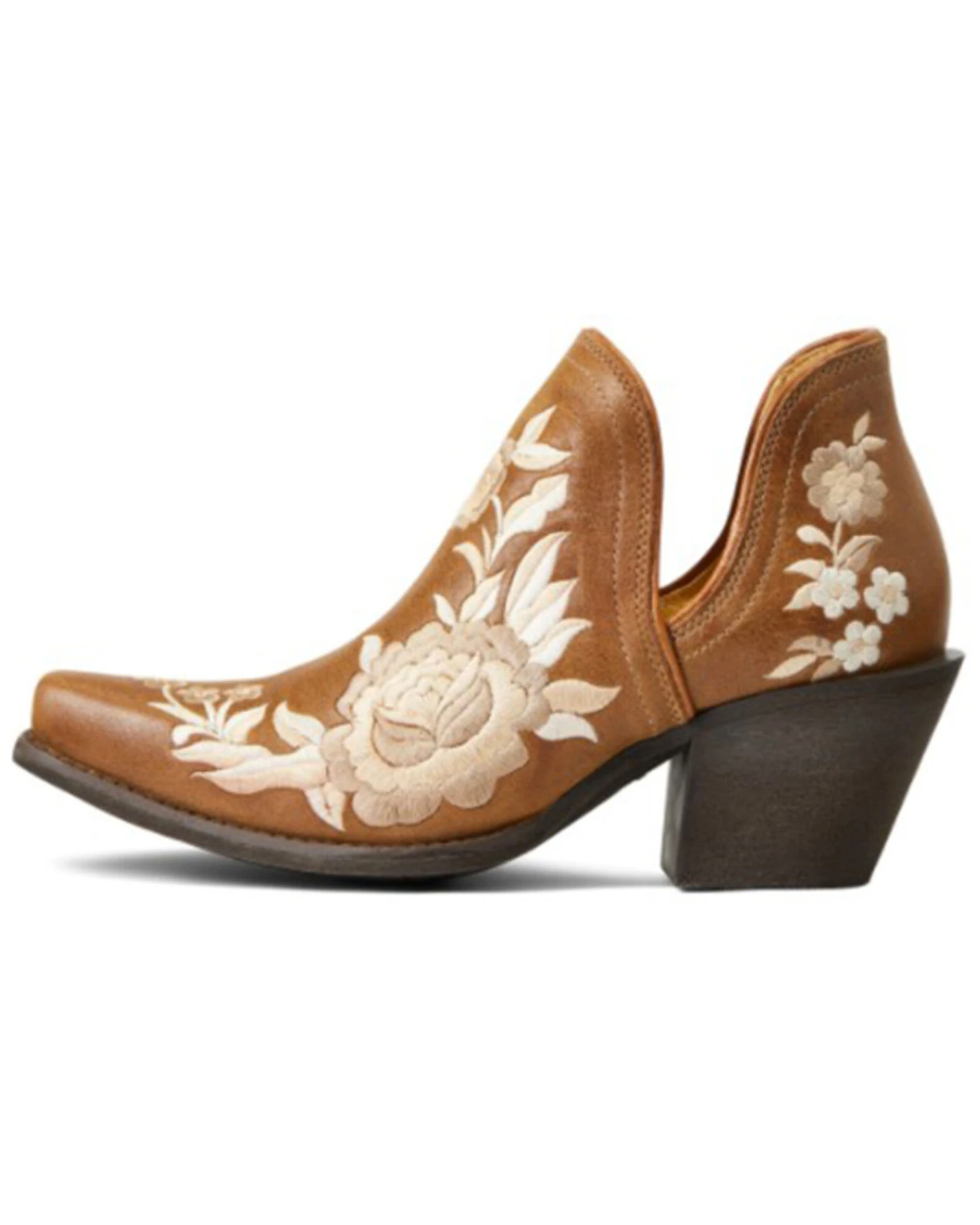 Ariat Women's Texan Encore Rose Fashion Booties - Snip Toe - Image 2