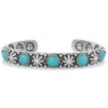 Montana Silversmiths Women's Starlight Starbrite Stone Turquoise Silver Bracelet