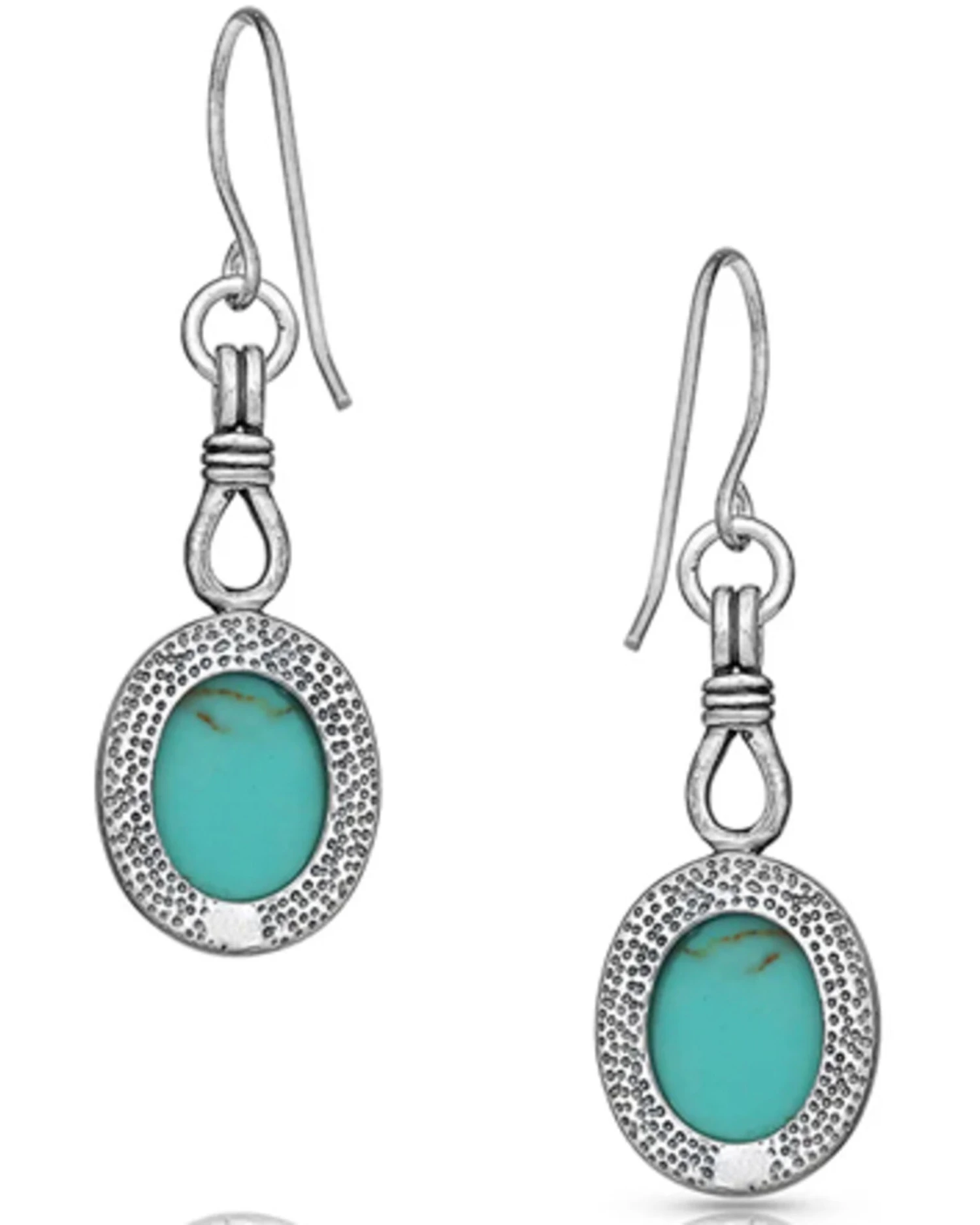 Montana Silversmiths Women's Caught In Turquoise Earrings - Image 2