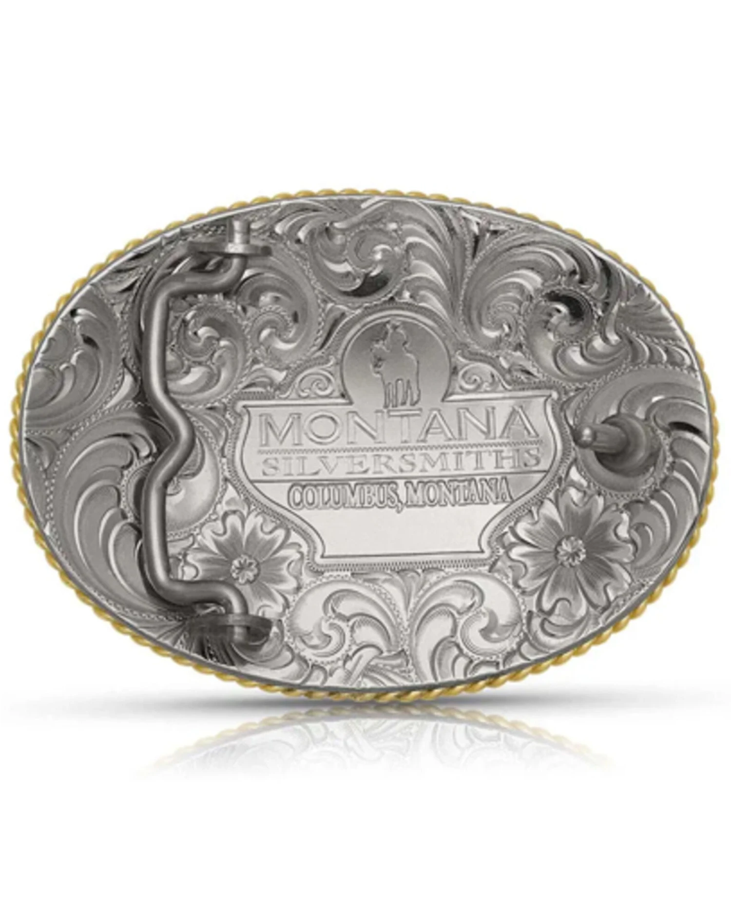 Montana Silversmiths Women's On The Banks With Ducks Belt Buckle - Image 2