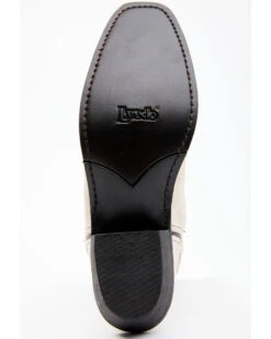 Laredo Women's Rustic Bone Overlay Western Boots - Square Toe