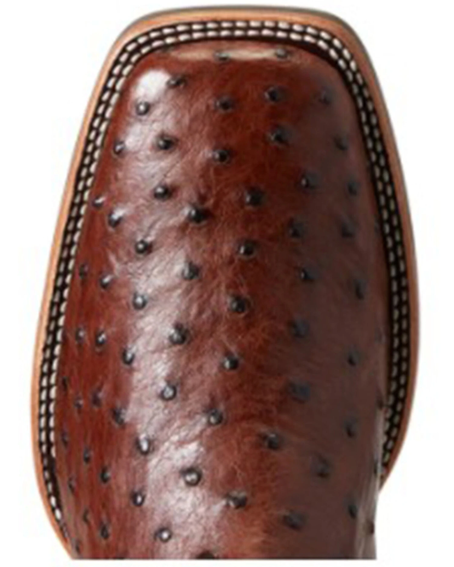 Ariat Men's Full Quill Ostrich Quantum Primo Western Boot - Broad Square Toe - Image 3