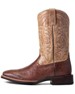 Ariat Men's Smooth Quill Ostrich Night Life Ultra Exotic Western Boot - Broad Square Toe