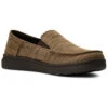 Ariat Men's Heather Tan Hilo 360 Canvas Slip-On Casual Shoe - Moc Toe