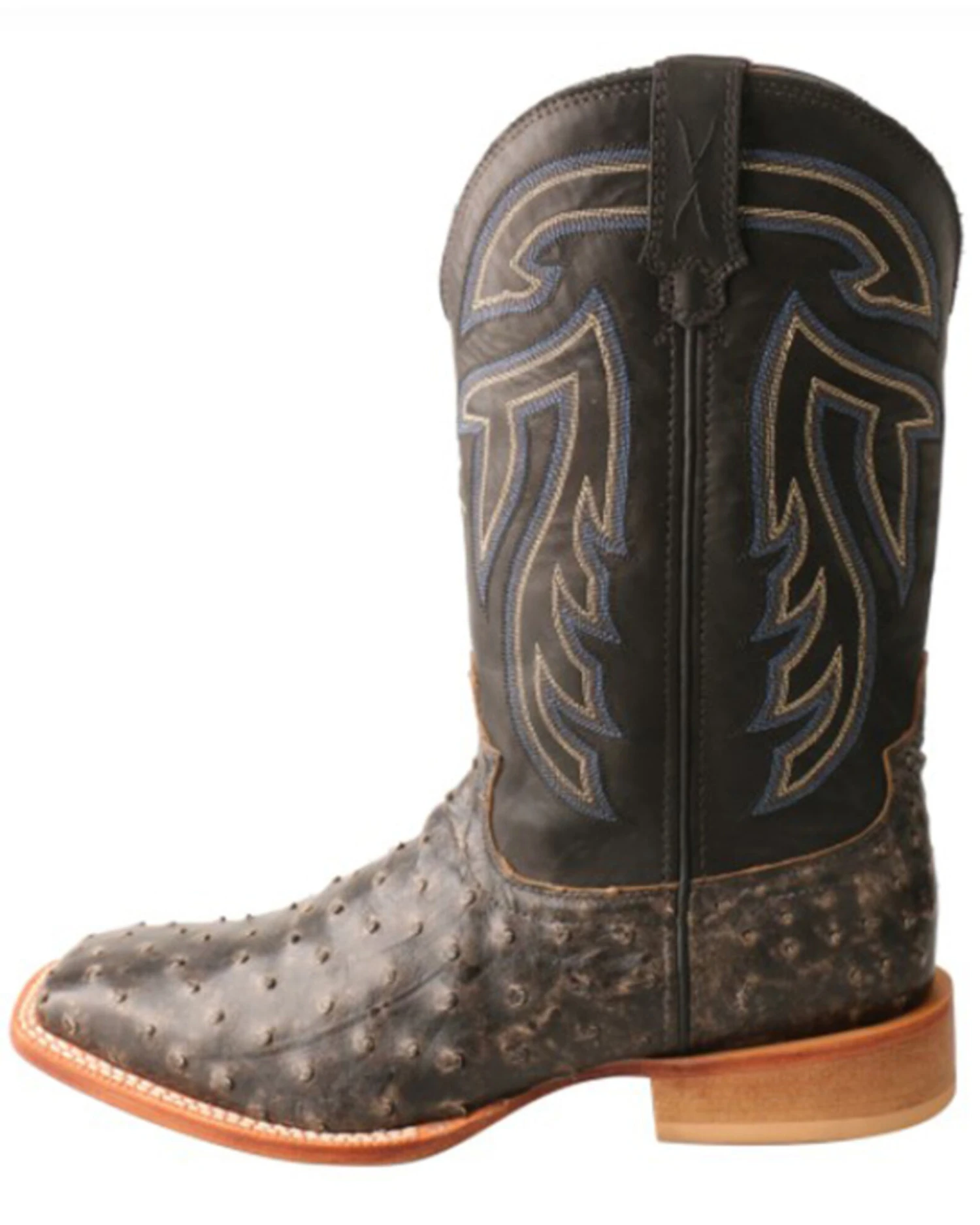 Twisted X Twistex X Men's Ruff Stock Fill-Quill Ostrich Vamp Exotic Western Boot - Broad Square Toe - Image 3
