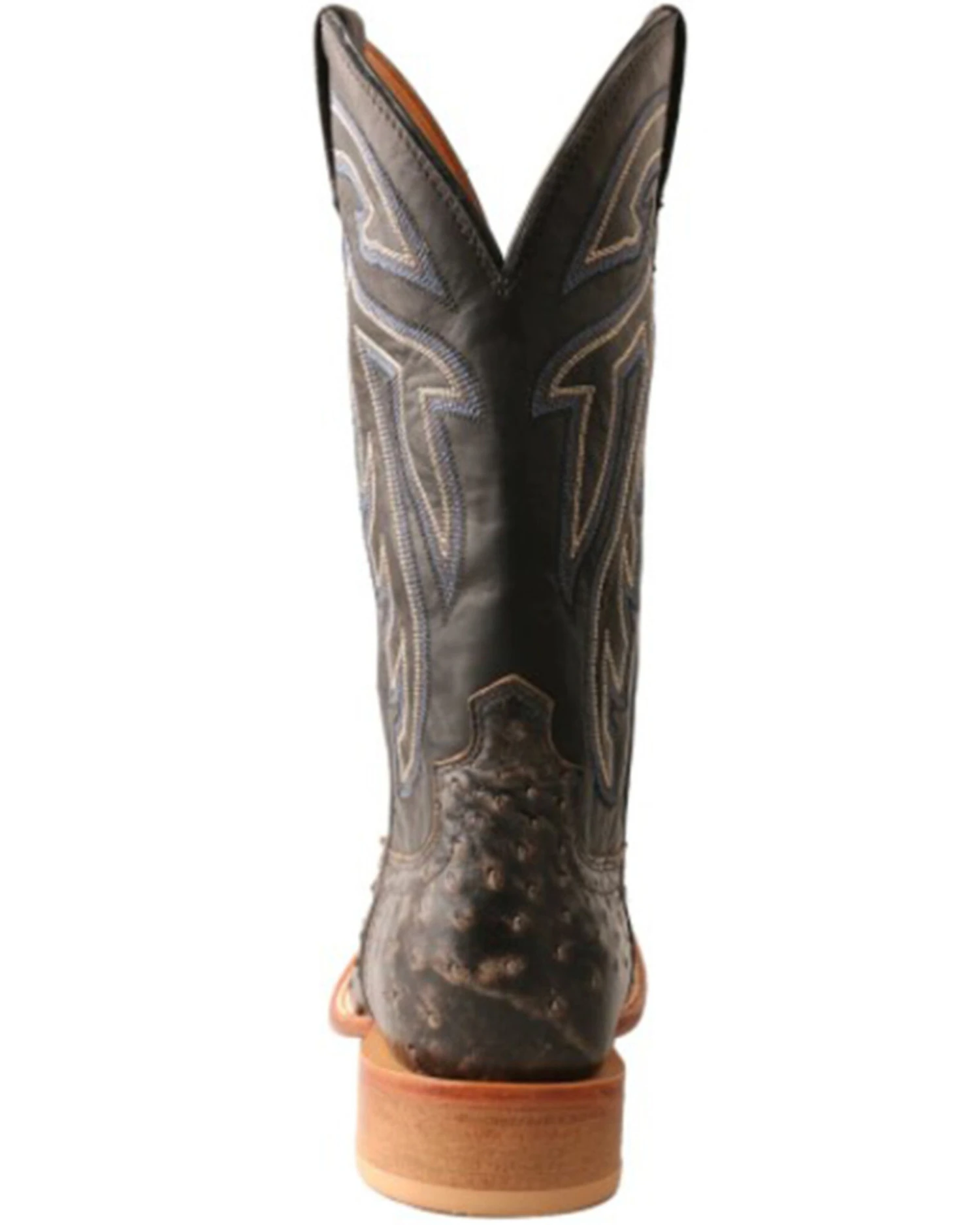 Twisted X Twistex X Men's Ruff Stock Fill-Quill Ostrich Vamp Exotic Western Boot - Broad Square Toe - Image 4