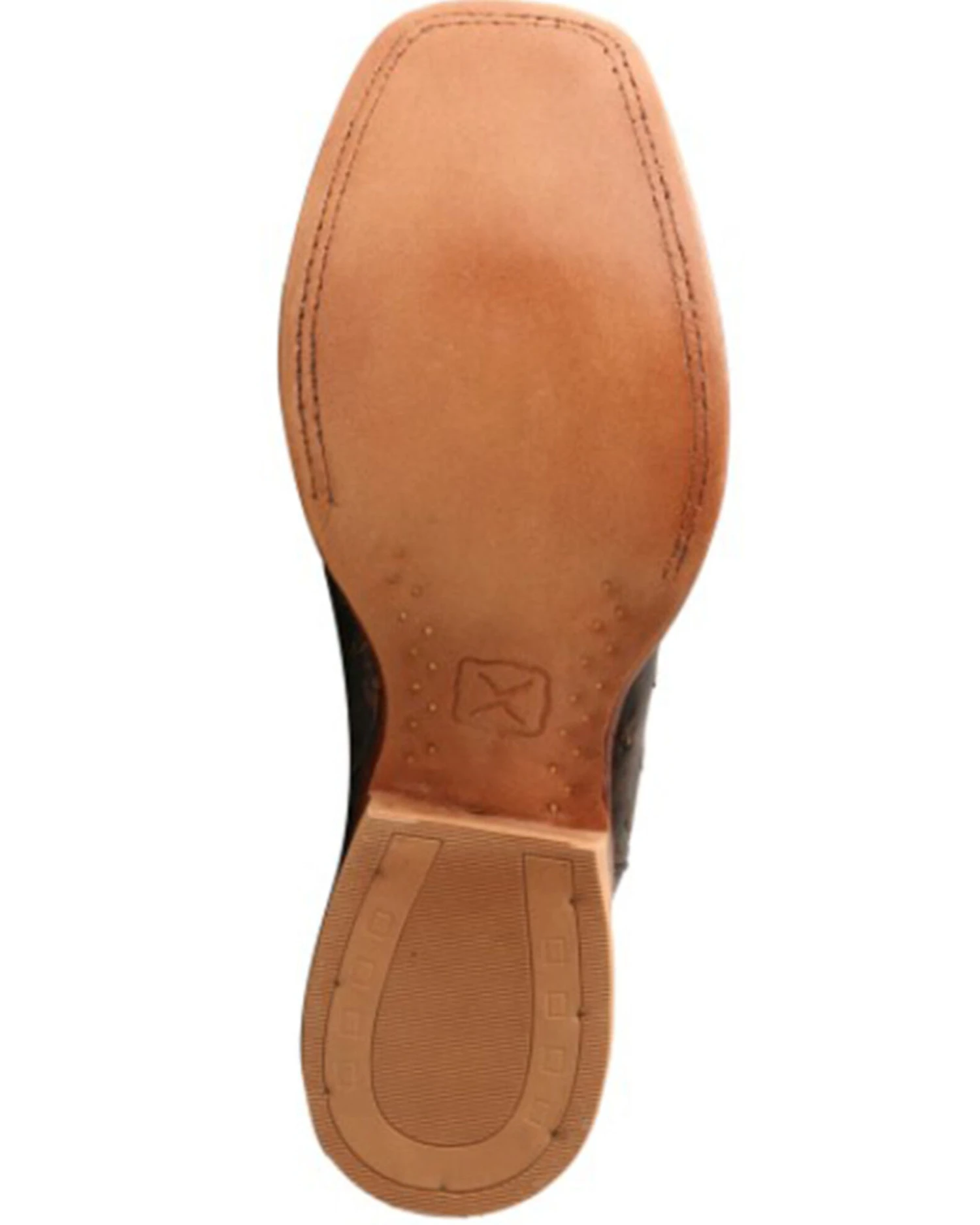 Twisted X Twistex X Men's Ruff Stock Fill-Quill Ostrich Vamp Exotic Western Boot - Broad Square Toe - Image 2