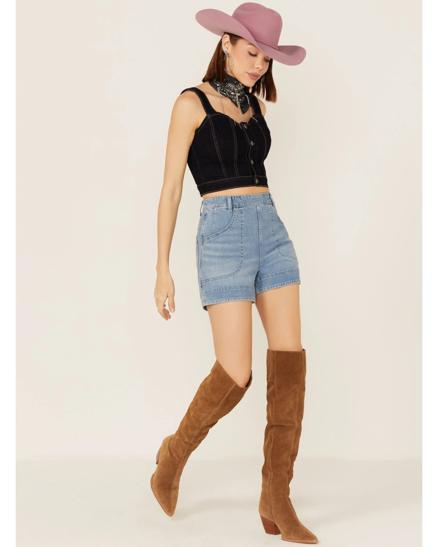 Lee Women's Vintage Daydream Modern High Rise All Purpose Side Zip Shorts - Image 2