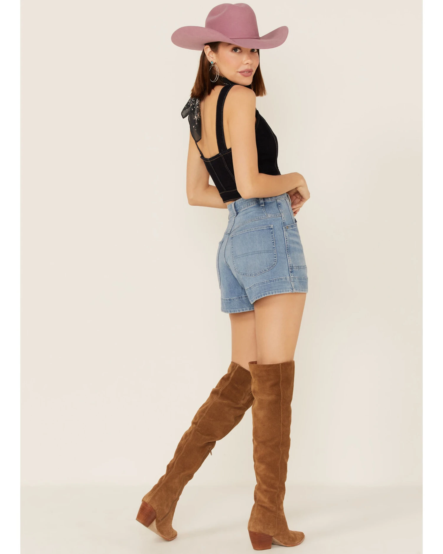 Lee Women's Vintage Daydream Modern High Rise All Purpose Side Zip Shorts - Image 4