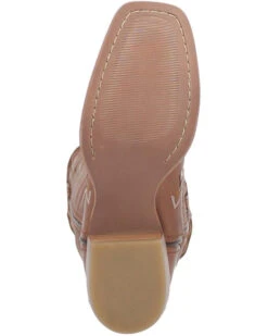 Dingo Women's Mesa Southwestern Embroidered Leather Western Boot - Square Toe