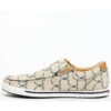 Twisted X Women's Steerhead Skull Print Slip-On Casual Shoe - Moc Toe