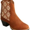 Twisted X Women's Southwestern Printed Western Booties - Round Toe