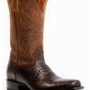 Moonshine Spirit Men's Madison Brown Printed Leather Western Boots - Square Toe