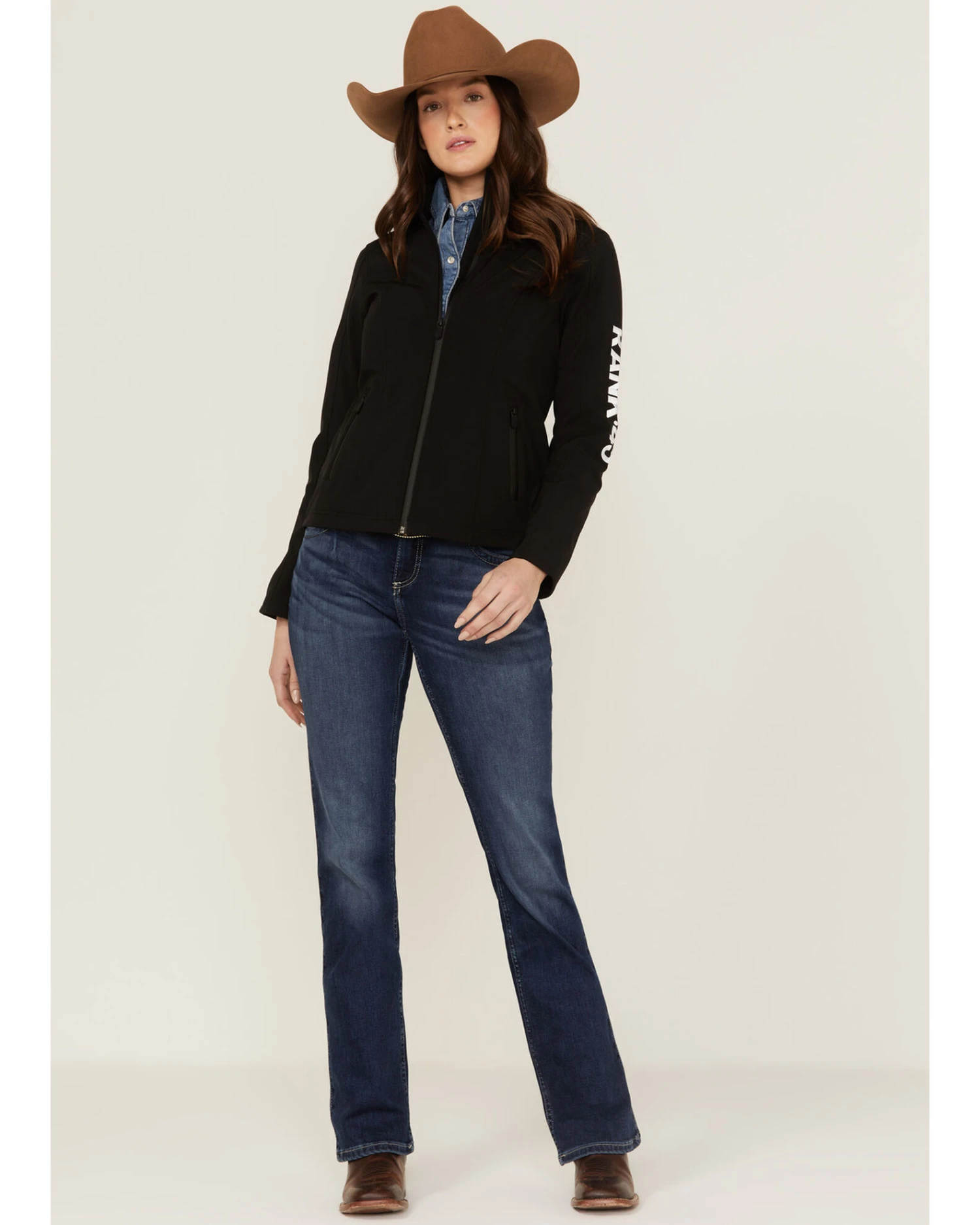 RANK 45 Women's Soft Shell Riding Jacket - Image 3