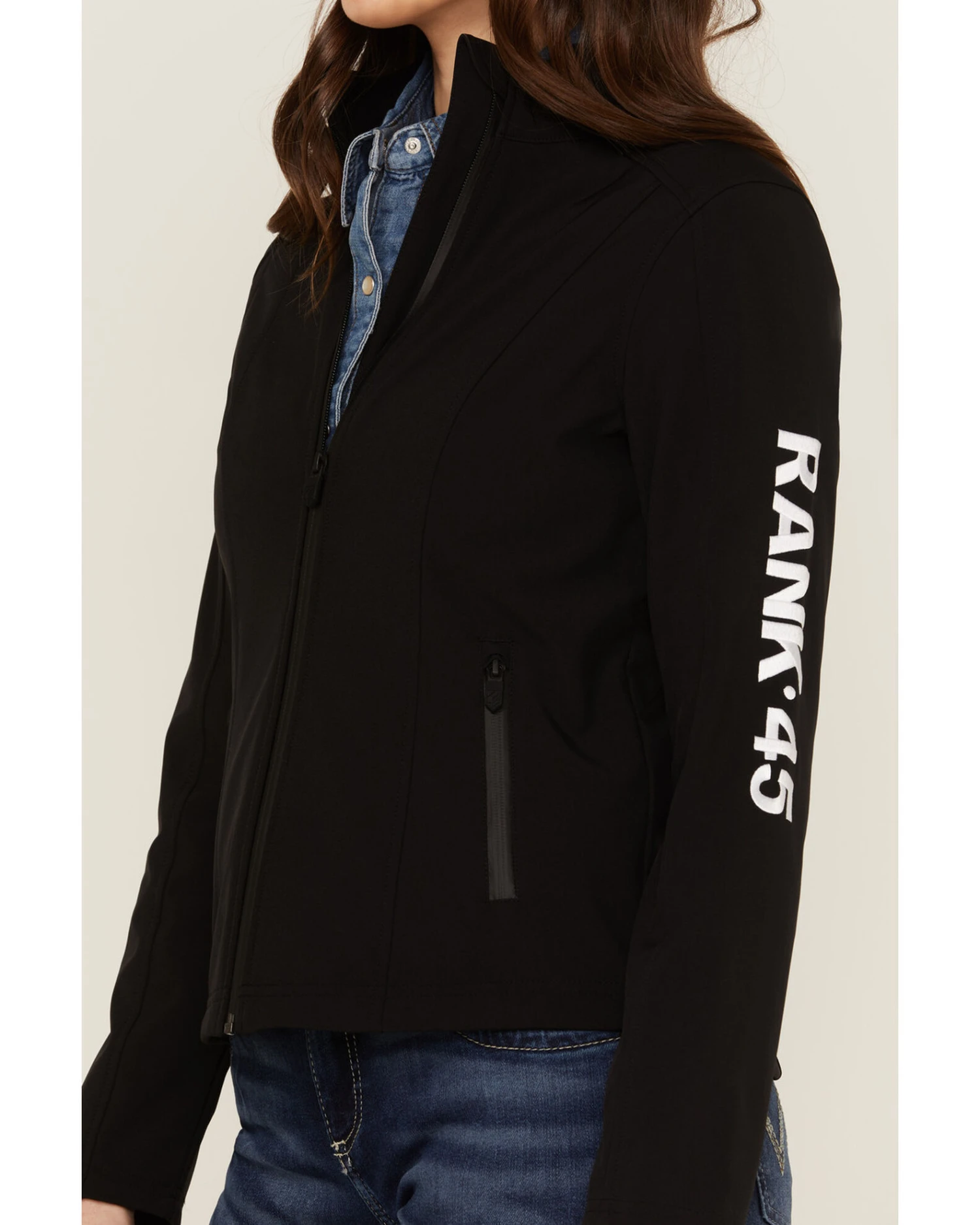 RANK 45 Women's Soft Shell Riding Jacket - Image 2
