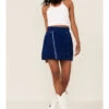 Understated Leather Women's City Slickers Suede Mini Skirt