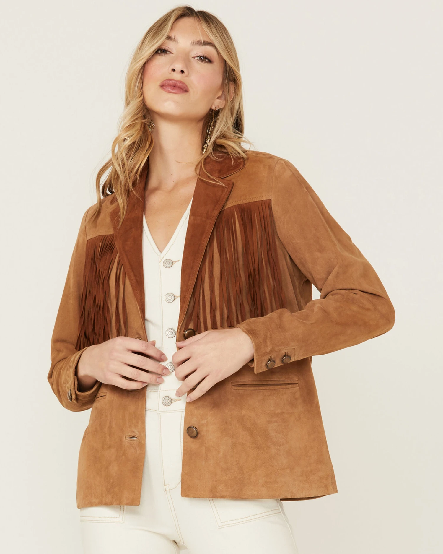 Idyllwind Women's Lena Belle Suede Fringe Jacket - Image 3