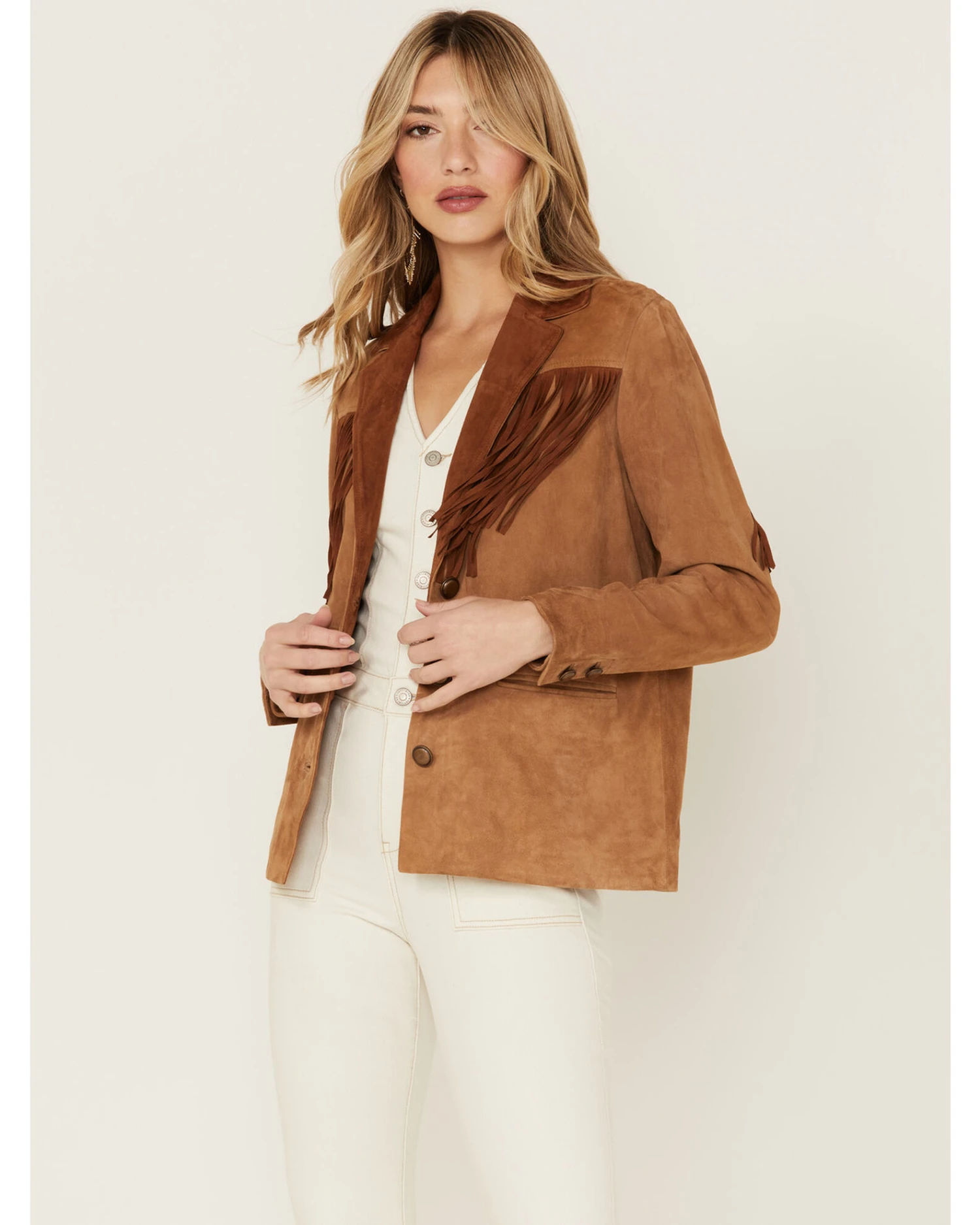 Idyllwind Women's Lena Belle Suede Fringe Jacket - Image 2