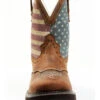 Shyanne Women's Glory Stars & Stripes Shaft Leather Western Boots - Wide Round Toe