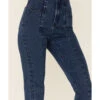 Wishlist Women's Dark Wash Acid Fading High Rise Skinny Jeans