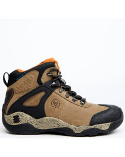 Hawx Men's Talon 2 Deep Taupe Waterproof Lace-Up Hiking Work Boots - Broad Square Toe