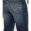 Rock 47 By Wrangler Men's Edmond Medium Wash Stretch Slim Bootcut Jeans
