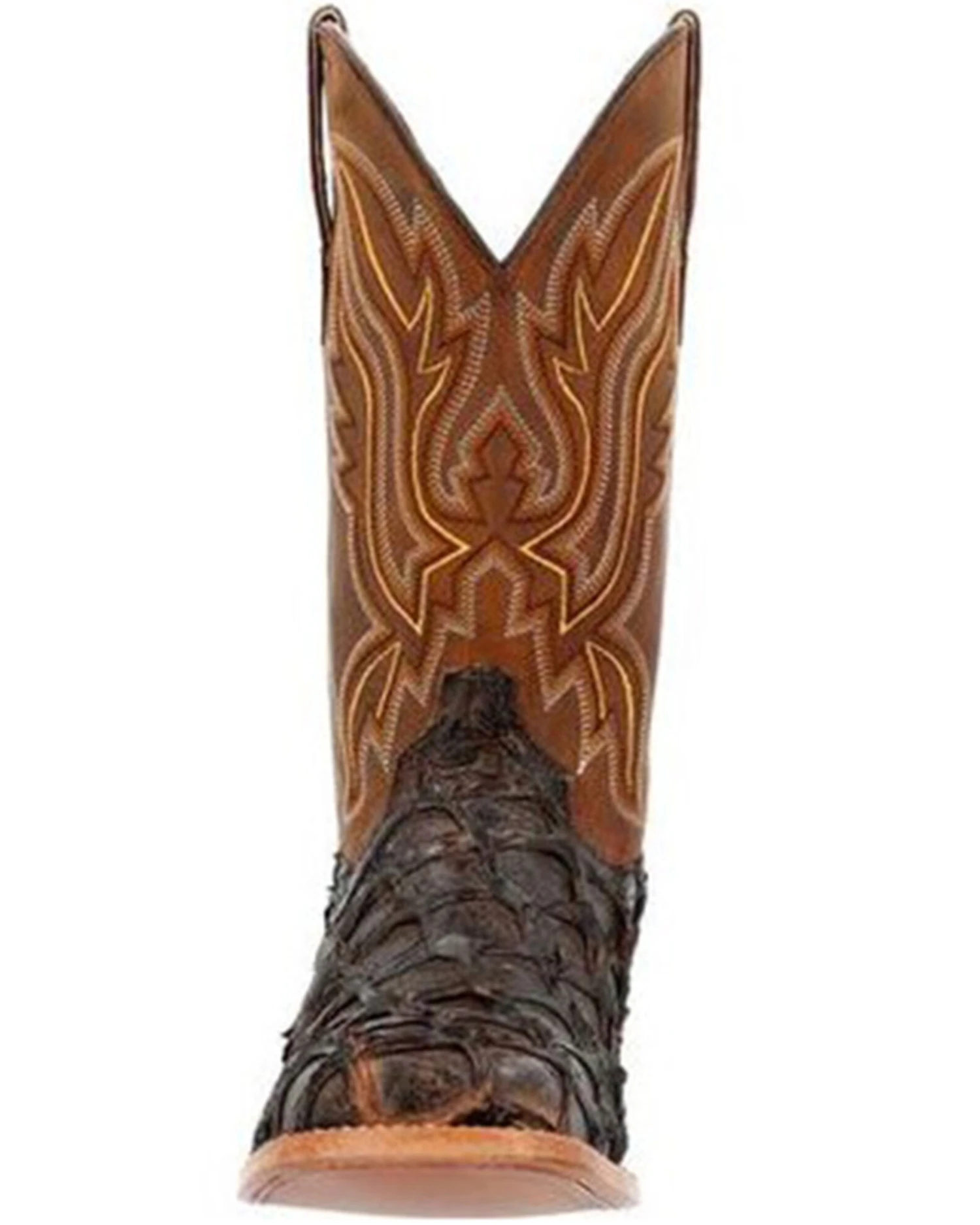 Durango Men's Exotic Pirarucu Skin Western Boots - Broad Square Toe - Image 4