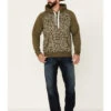 Wanakome Men's Moss Abbot Line Printed Pullover Hooded Sweatshirt