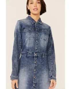 Billy T Women's Denim Millie Midi Dress