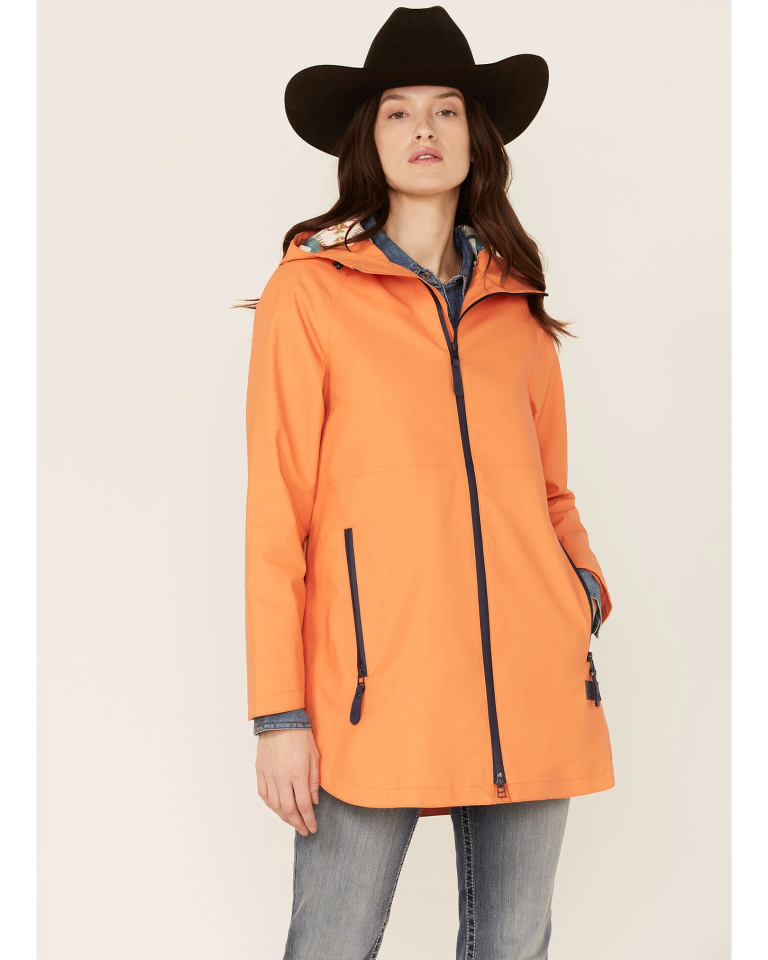 Pendleton Women's Shoalwater Hooded Rain Topper Jacket - Image 2