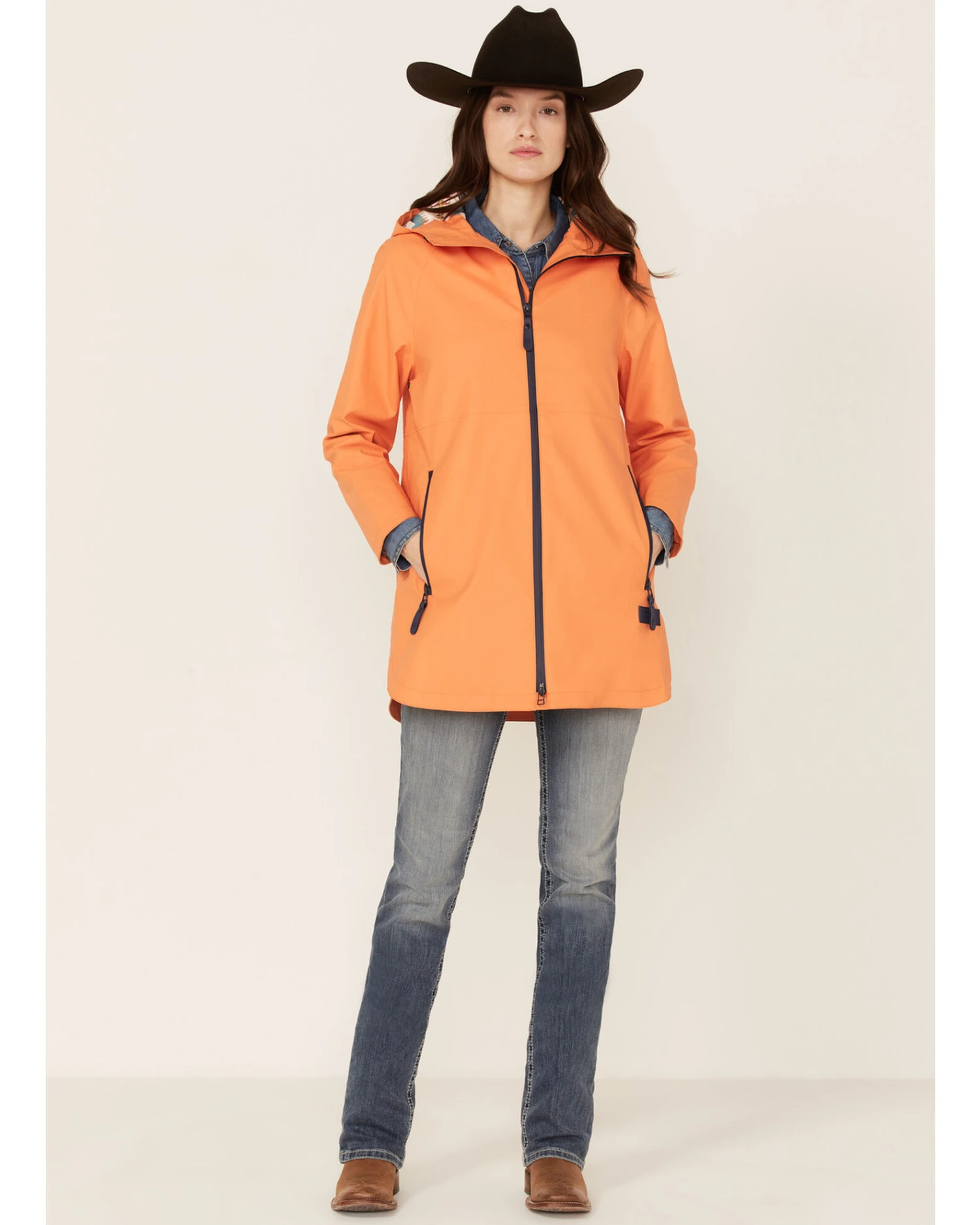 Pendleton Women's Shoalwater Hooded Rain Topper Jacket