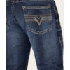 Rock 47 By Wrangler Men's Prichett Dark Wash Stretch Slim Straight Jeans