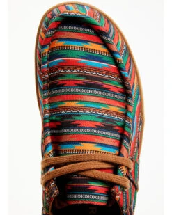 RANK 45 Men's Griffin 3 Southwestern Print Bison Canvas Casual Shoe - Moc Toe