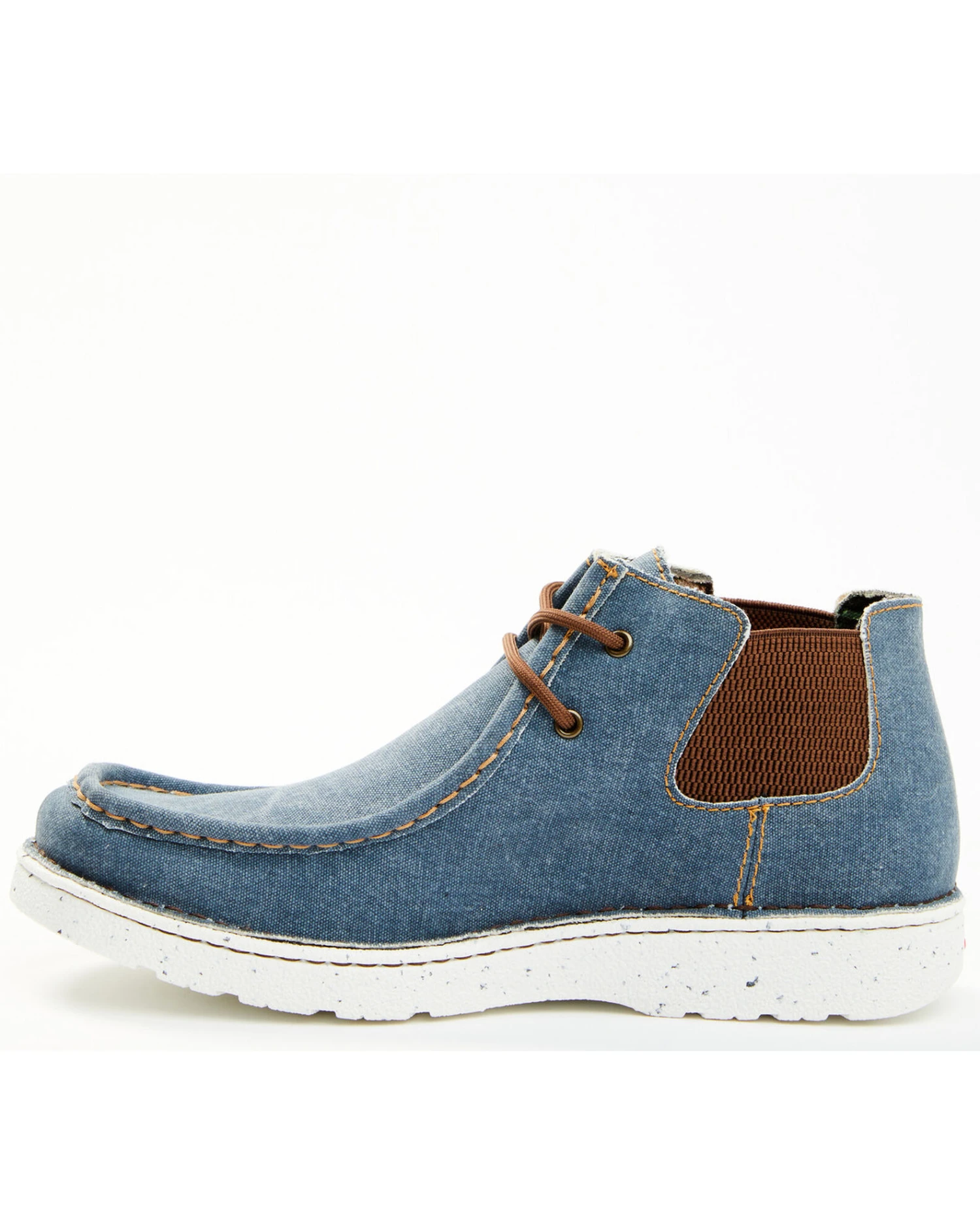 Justin Men's Hazer Denim Casual Hudson Shoes - Moc Toe - Image 2