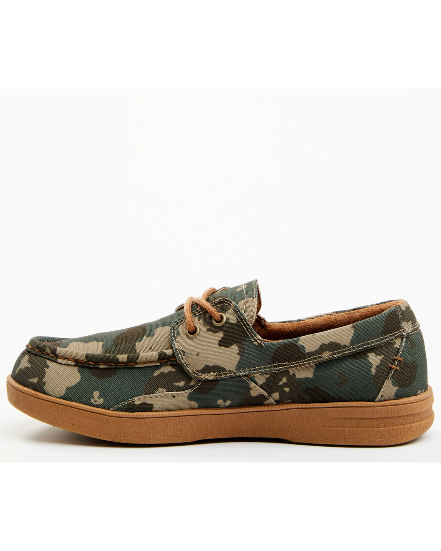 RANK 45 Men's Sanford 3 Camo Print Western Casual Shoes - Moc Toe - Image 5