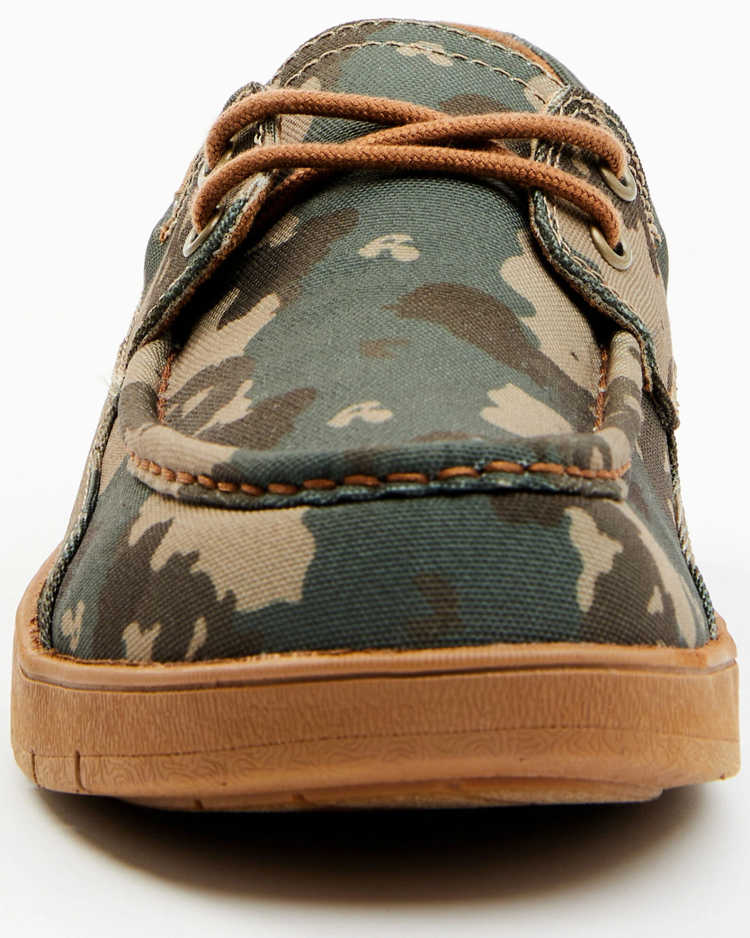 RANK 45 Men's Sanford 3 Camo Print Western Casual Shoes - Moc Toe - Image 4