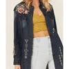 Johnny Was Women's Denim Umoya Oversized Jacket