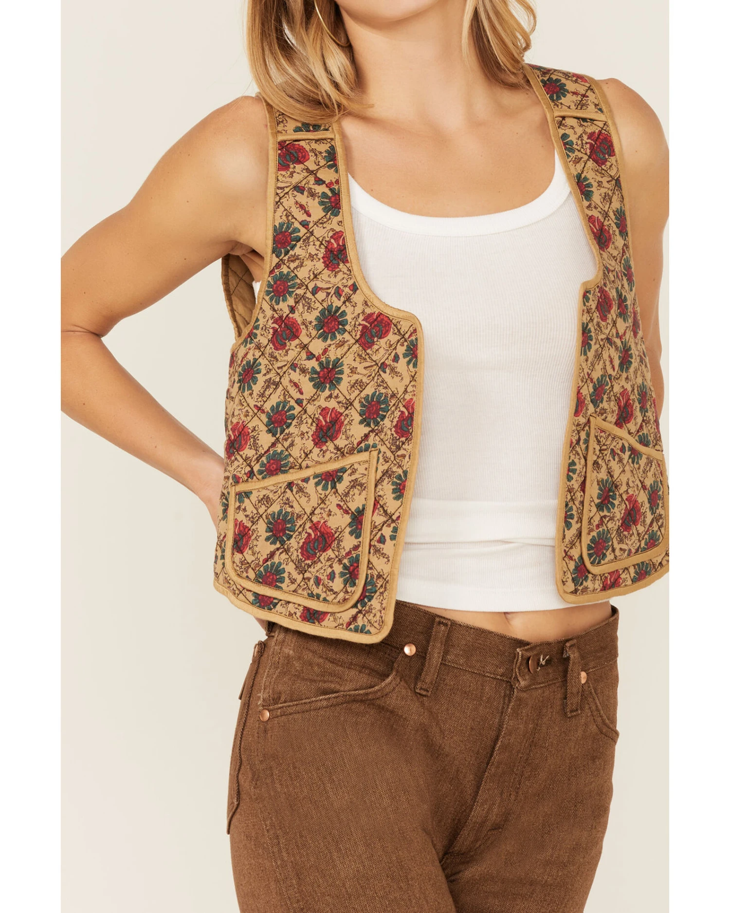 Free People Women's Kenzie Quilted Vest - Image 3