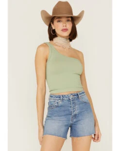 Rolla's Women's Salty Medium Wash High Rise Original Eco Salty Shorts