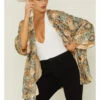By Together Women's Long Sleeve Sequin Cardigan