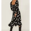Band Of Gypsies Women's Primrose Floral Midi Dress